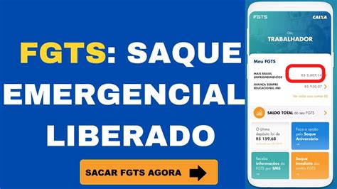 Saque de deposito de FGTS no codigo 99 .